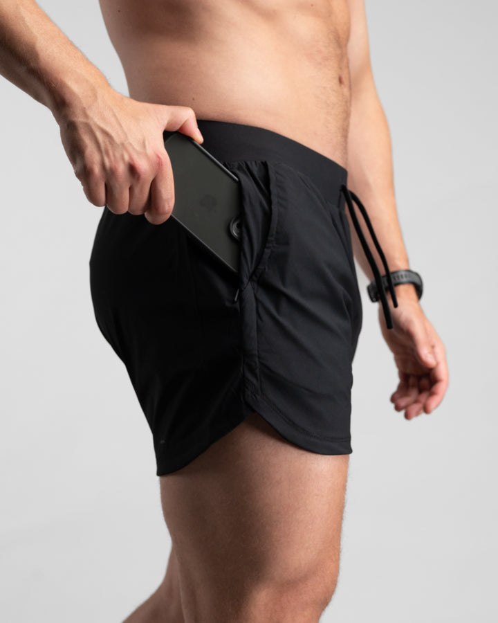 Elite Performance 5“ Shorts (Black/Grey)