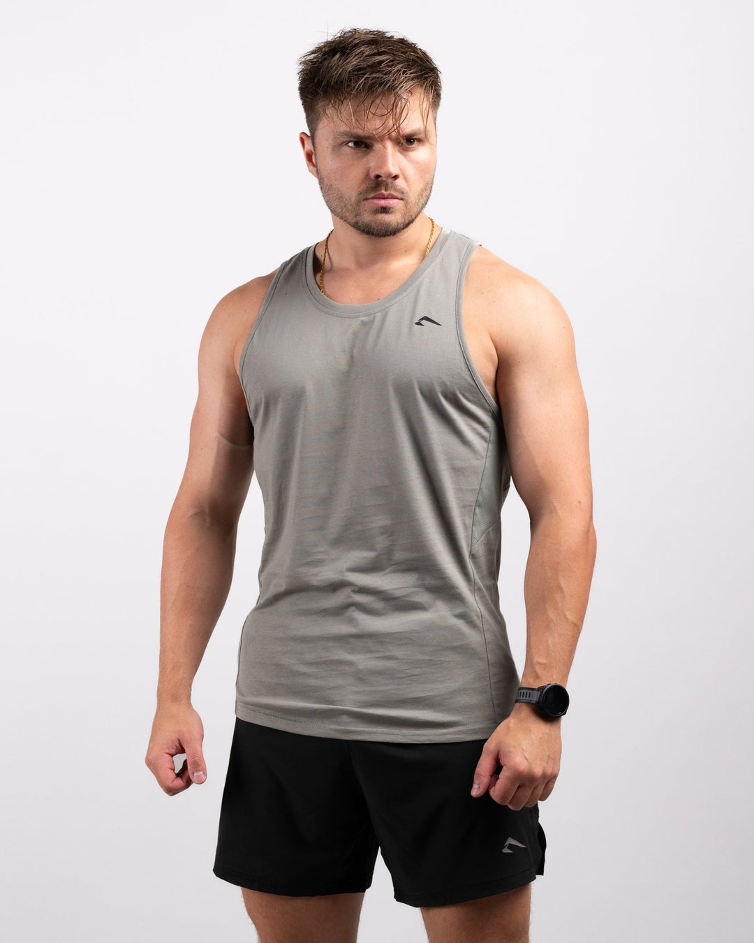 Active Tank (Olive) - Athletic Aesthetics