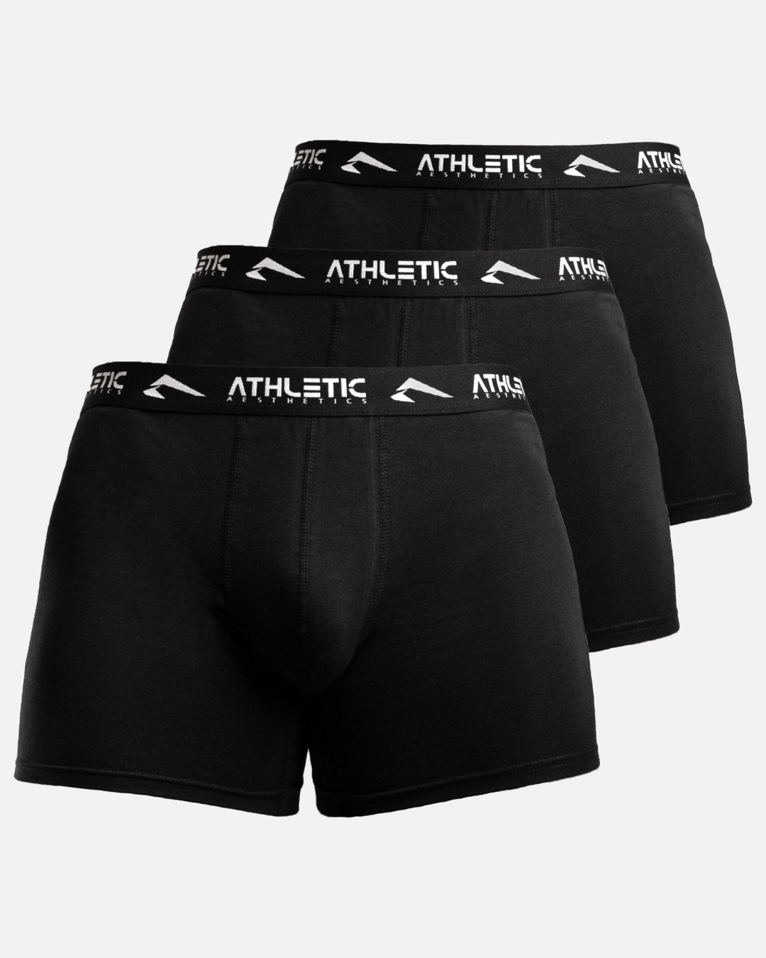 Boxershorts 3er Pack (Black) - Athletic Aesthetics