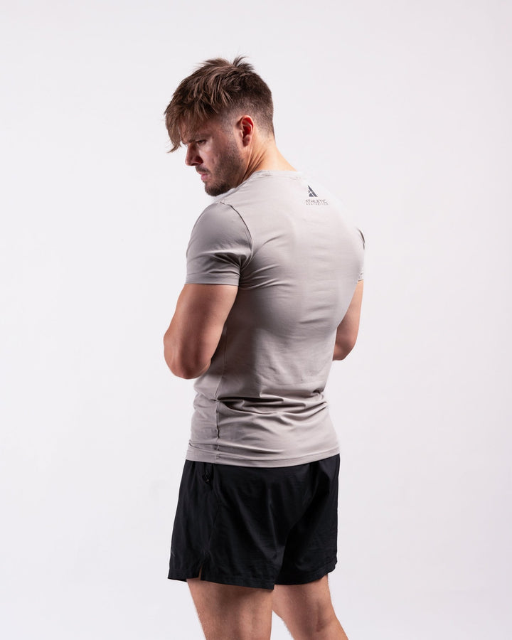 Classic Slim Fit Shirt (Harbor Grey) - Athletic Aesthetics
