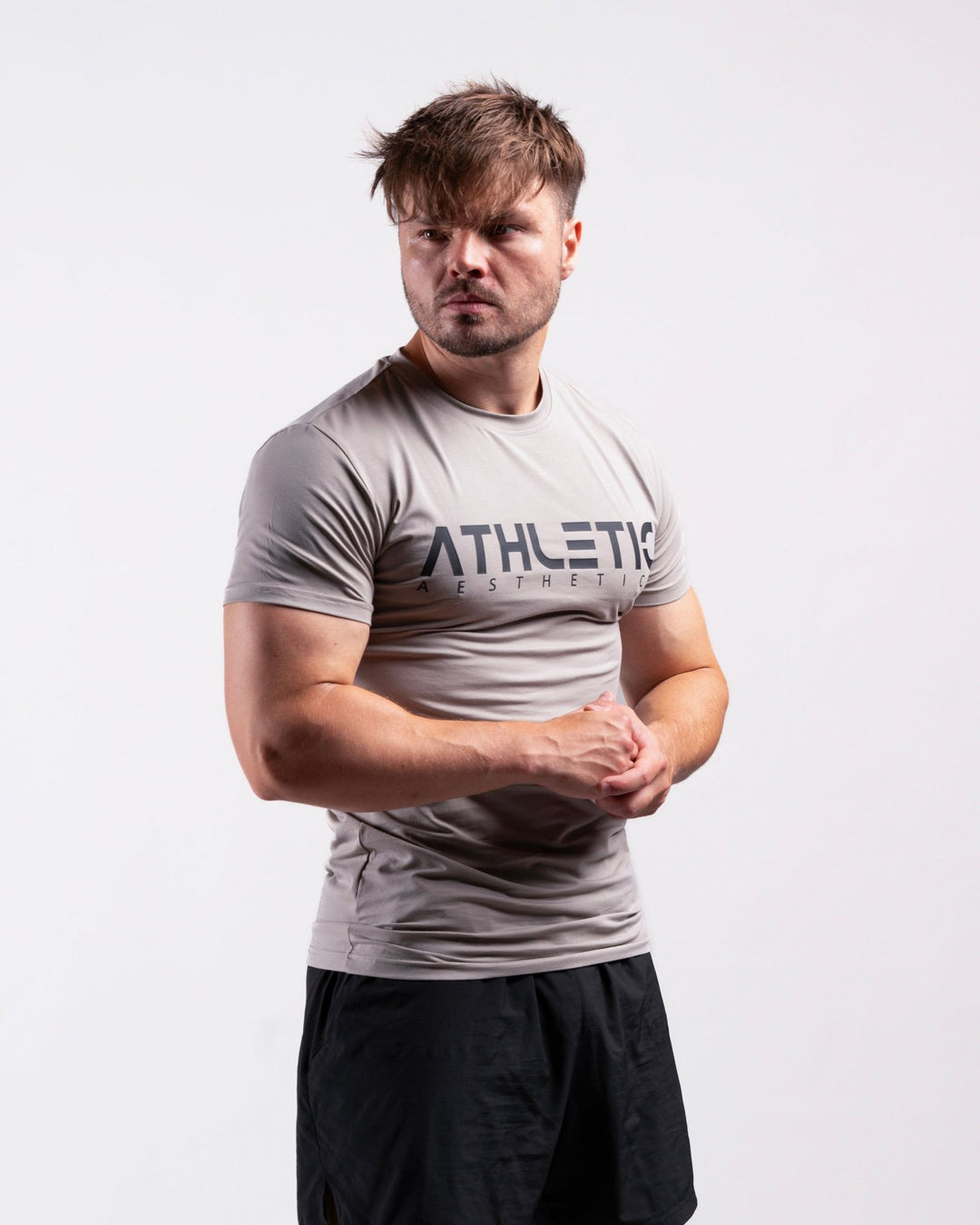 Classic Slim Fit Shirt (Harbor Grey) - Athletic Aesthetics