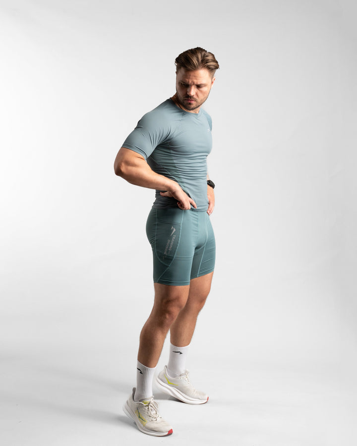 Core Compression Shirt (Arctic Mint) - Athletic Aesthetics