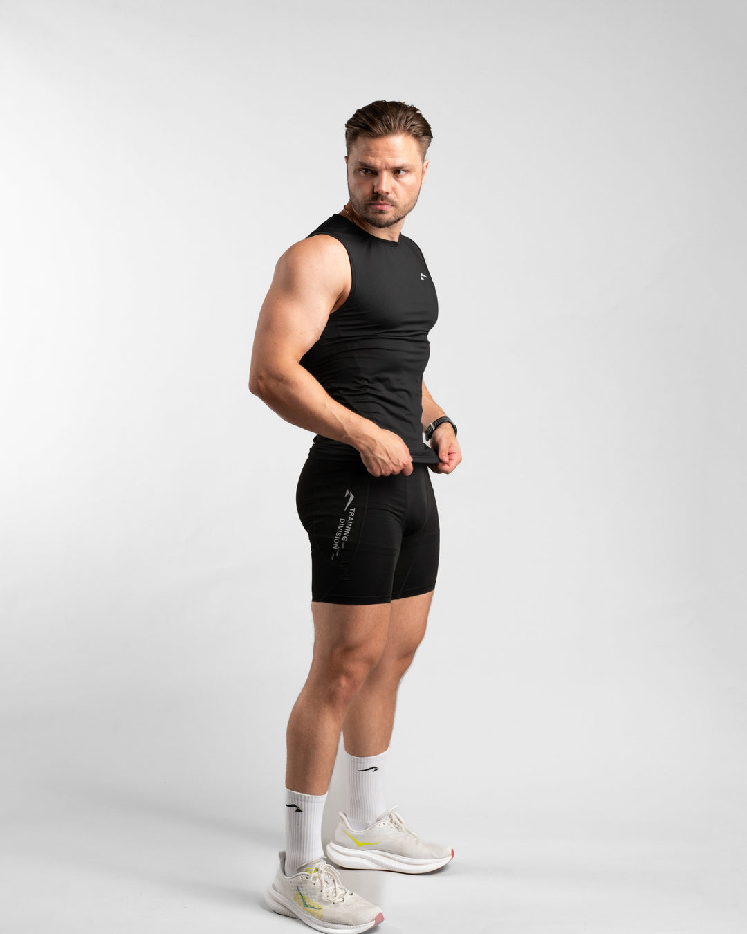 Core Compression Shorts (Black) - Athletic Aesthetics