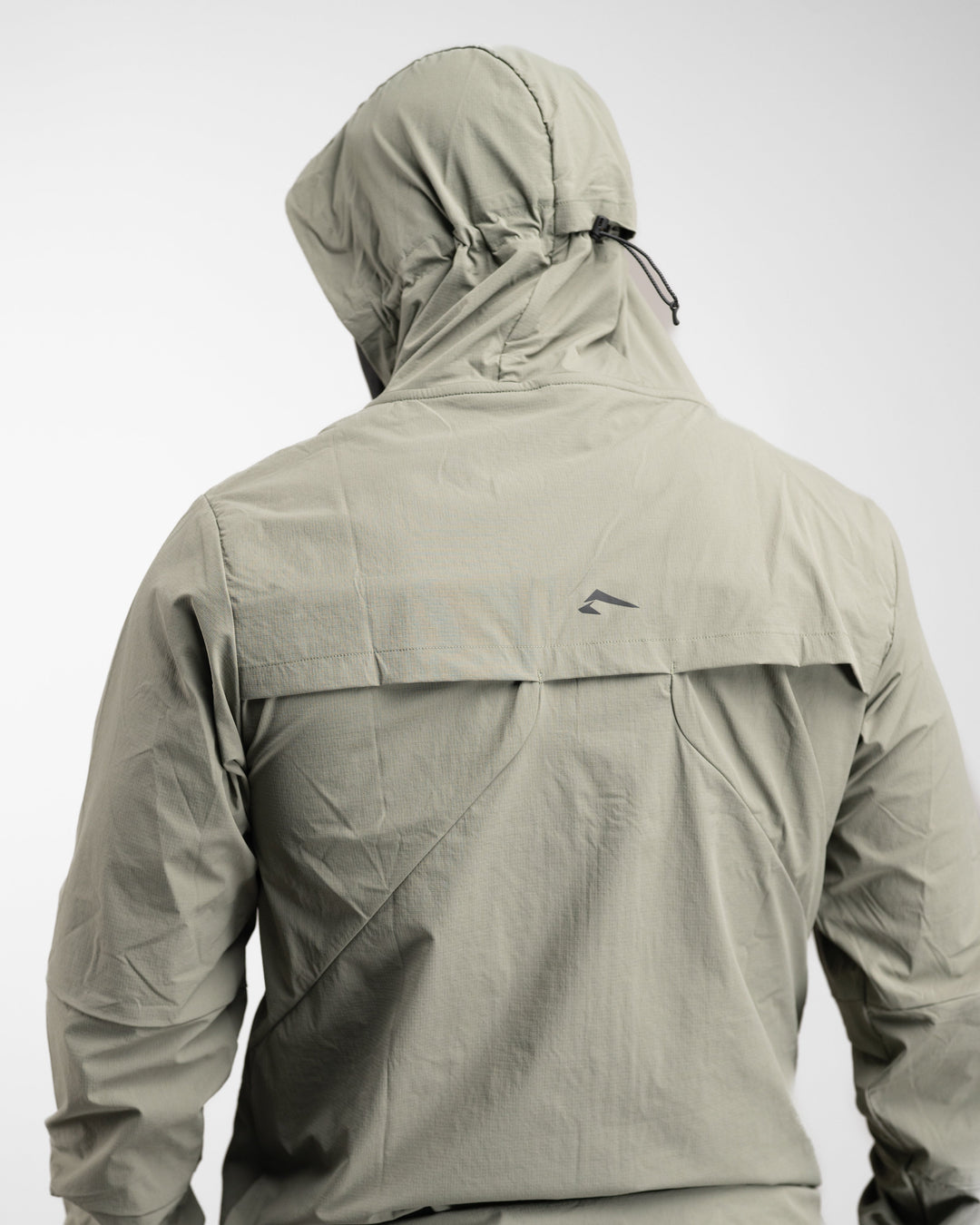 Elite Windbreaker Full Zip (Light Olive) - Athletic Aesthetics