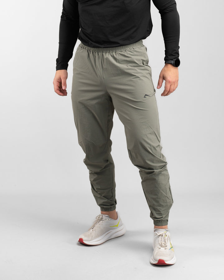Elite Windbreaker Jogger (Light Olive) - Athletic Aesthetics