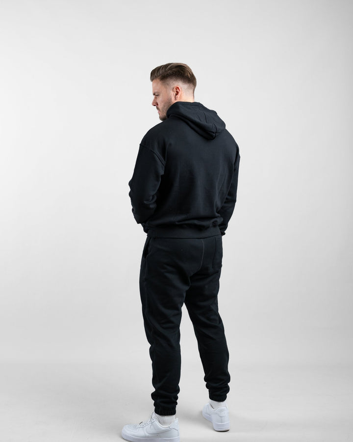 Essential Oversize Hoodie (Black) - Athletic Aesthetics