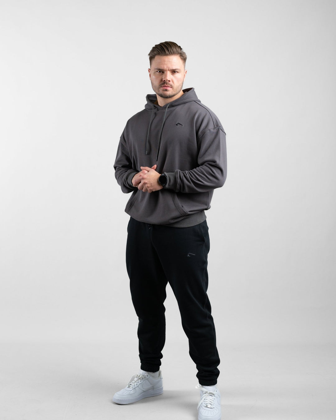 Essential Oversize Hoodie (Olive) - Athletic Aesthetics