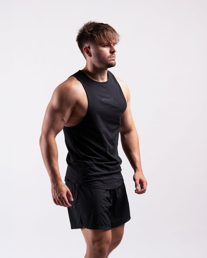 Infinity Sleeveless Shirt (Black) - Athletic Aesthetics