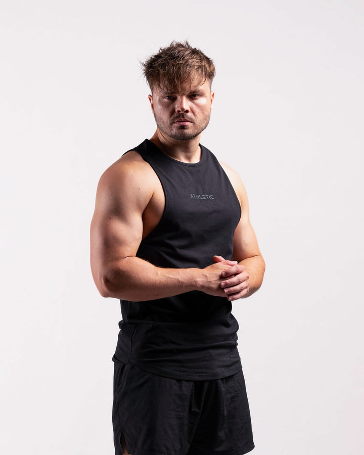 Infinity Sleeveless Shirt (Black) - Athletic Aesthetics