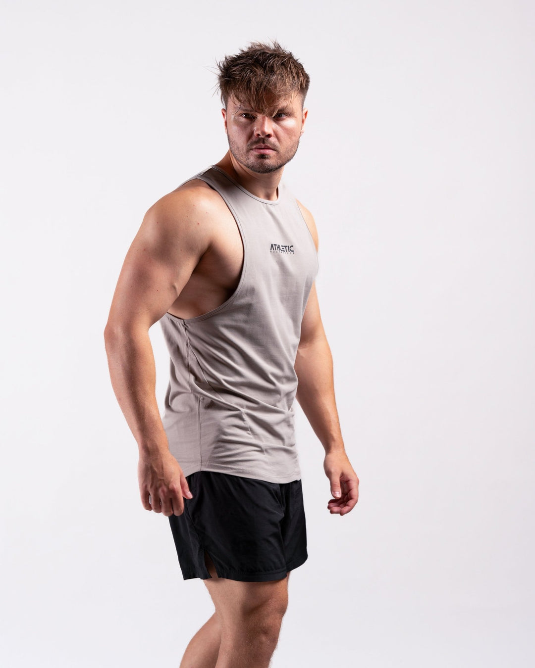 Infinity Sleeveless Shirt (Harbor Grey) - Athletic Aesthetics