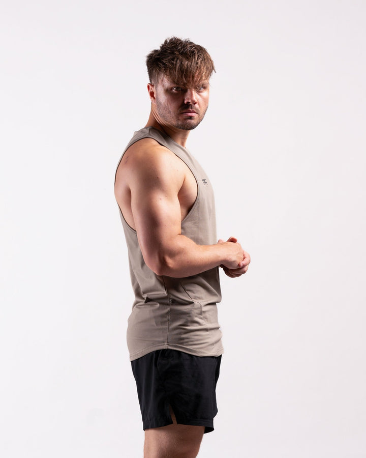Infinity Sleeveless Shirt (Military) - Athletic Aesthetics
