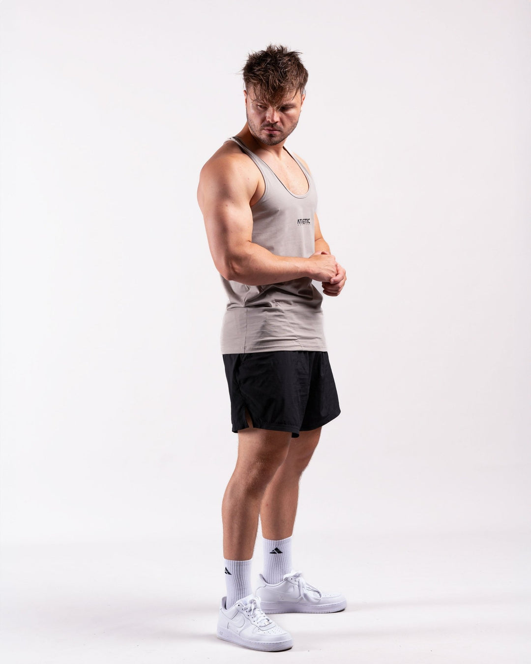 Infinity Tanktop (Harbor Grey) - Athletic Aesthetics