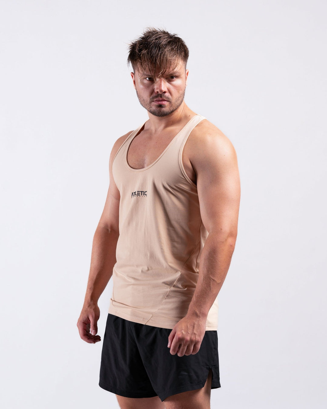 Infinity Tanktop (Tan) - Athletic Aesthetics