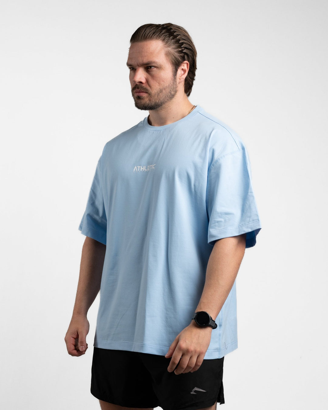 Oversize Shirt (Minimal Baby Blue) - Athletic Aesthetics