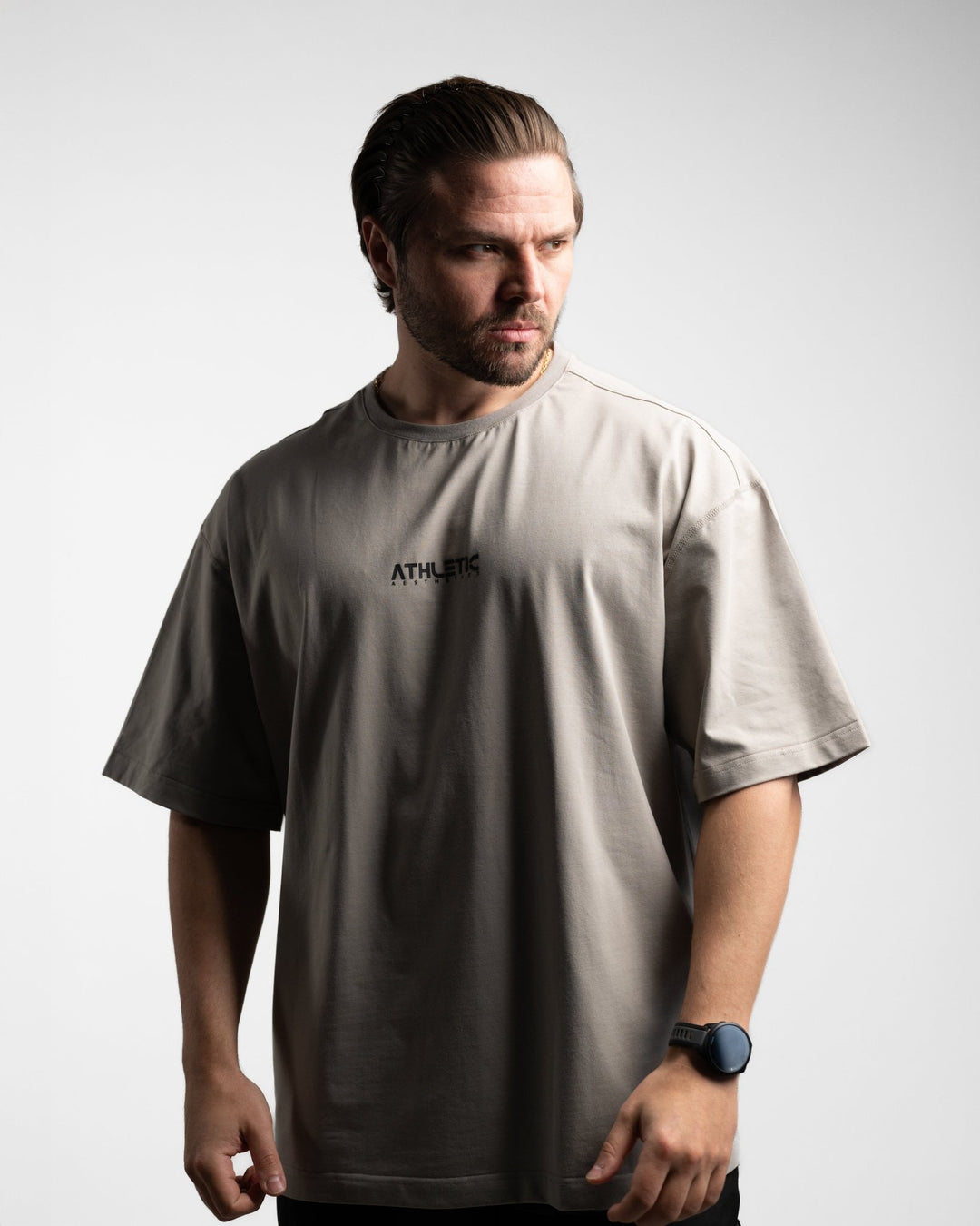 Oversize Shirt (Minimal Harbor Grey) - Athletic Aesthetics