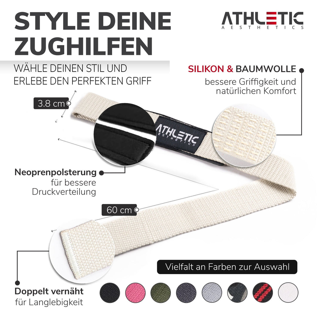 Zughilfen (Beige Silikon) - Athletic Aesthetics