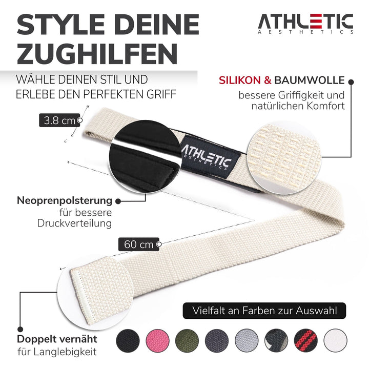 Zughilfen (Beige Silikon) - Athletic Aesthetics