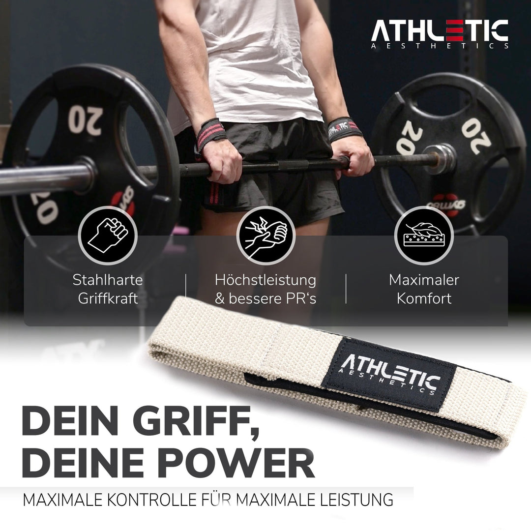 Zughilfen (Beige Silikon) - Athletic Aesthetics