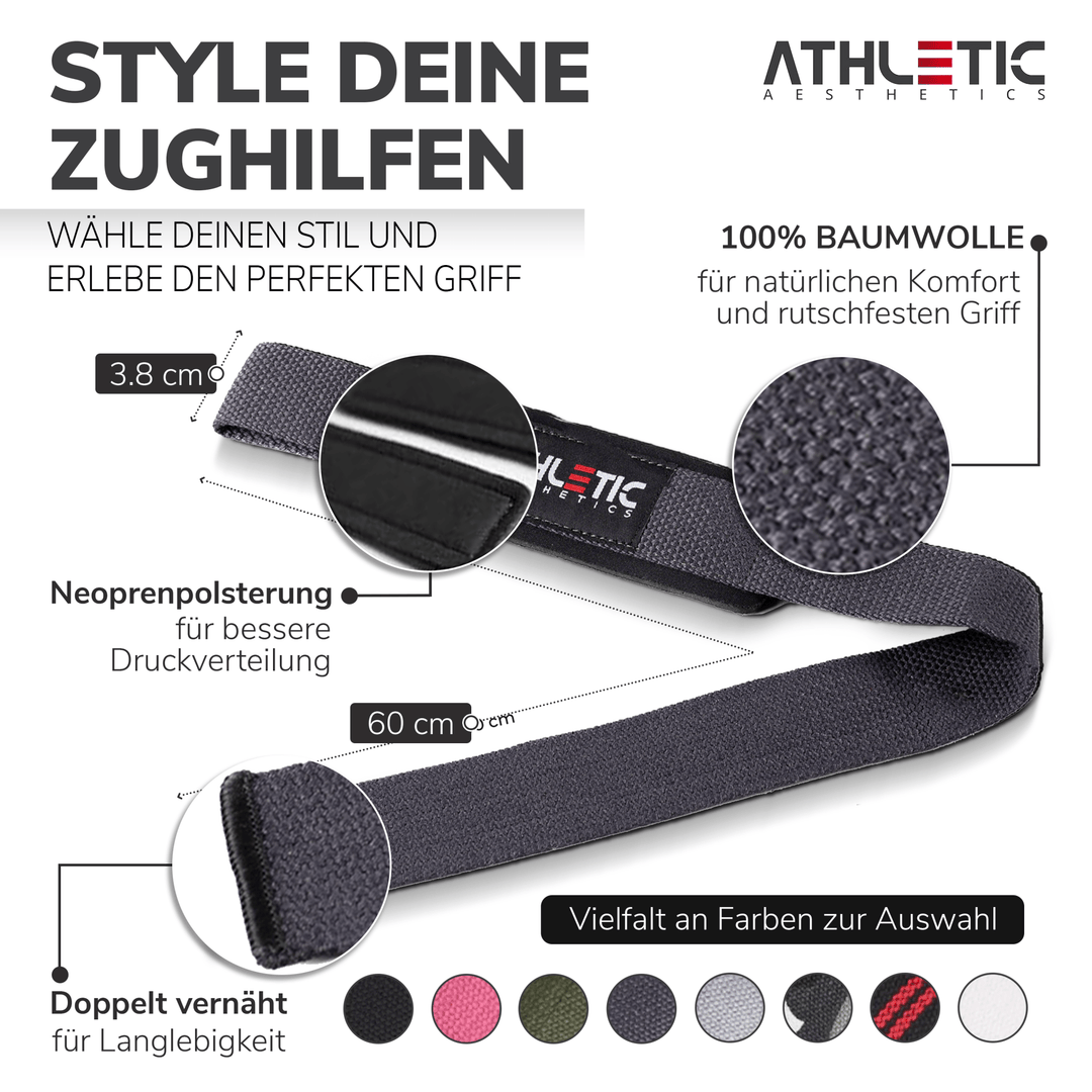 Zughilfen (Dunkelgrau) - Athletic Aesthetics
