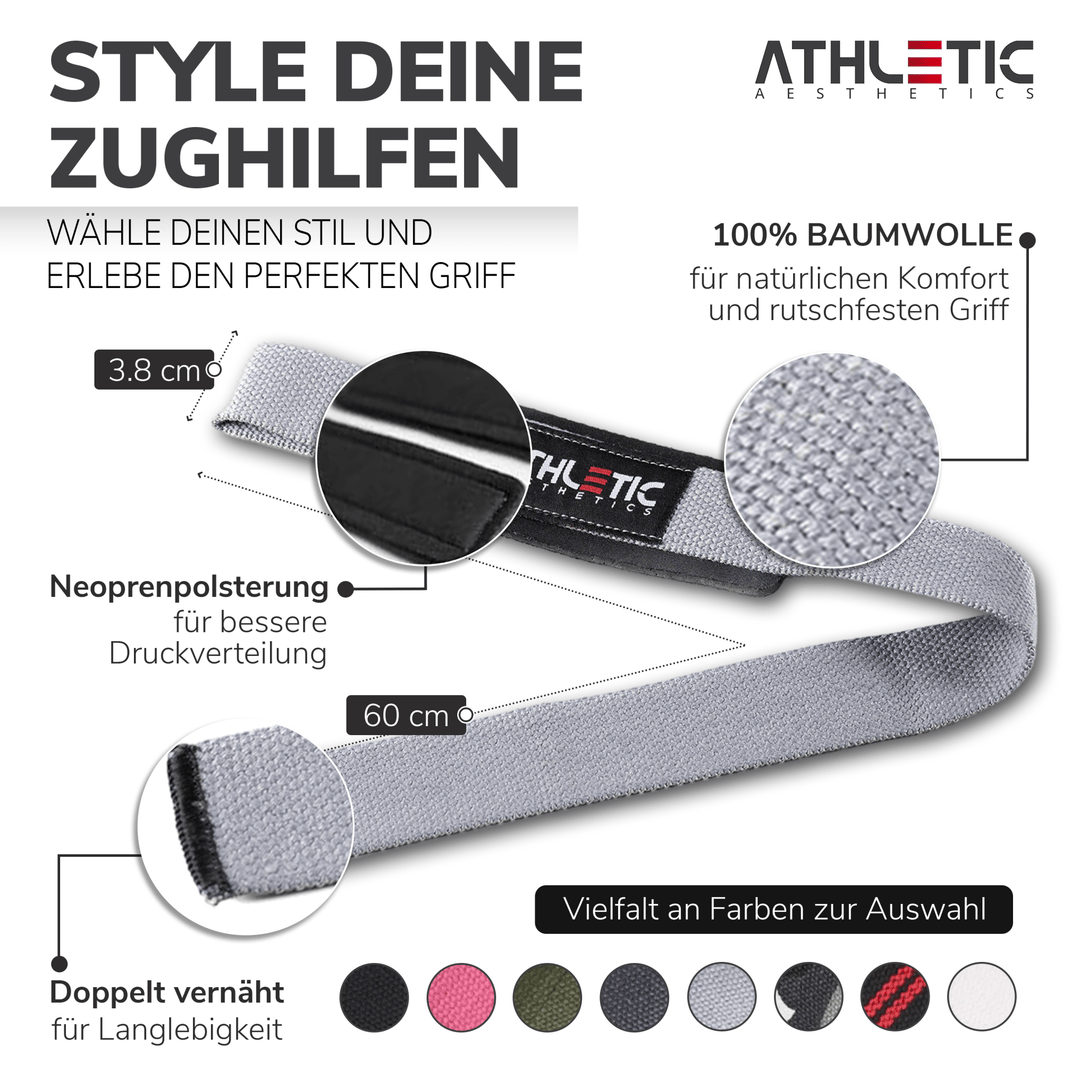 Zughilfen (Hellgrau) - Athletic Aesthetics