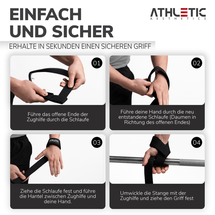 Zughilfen (Hellgrau) - Athletic Aesthetics