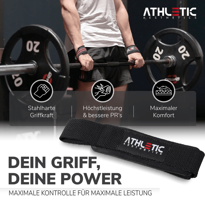 Zughilfen (Schwarz) - Athletic Aesthetics