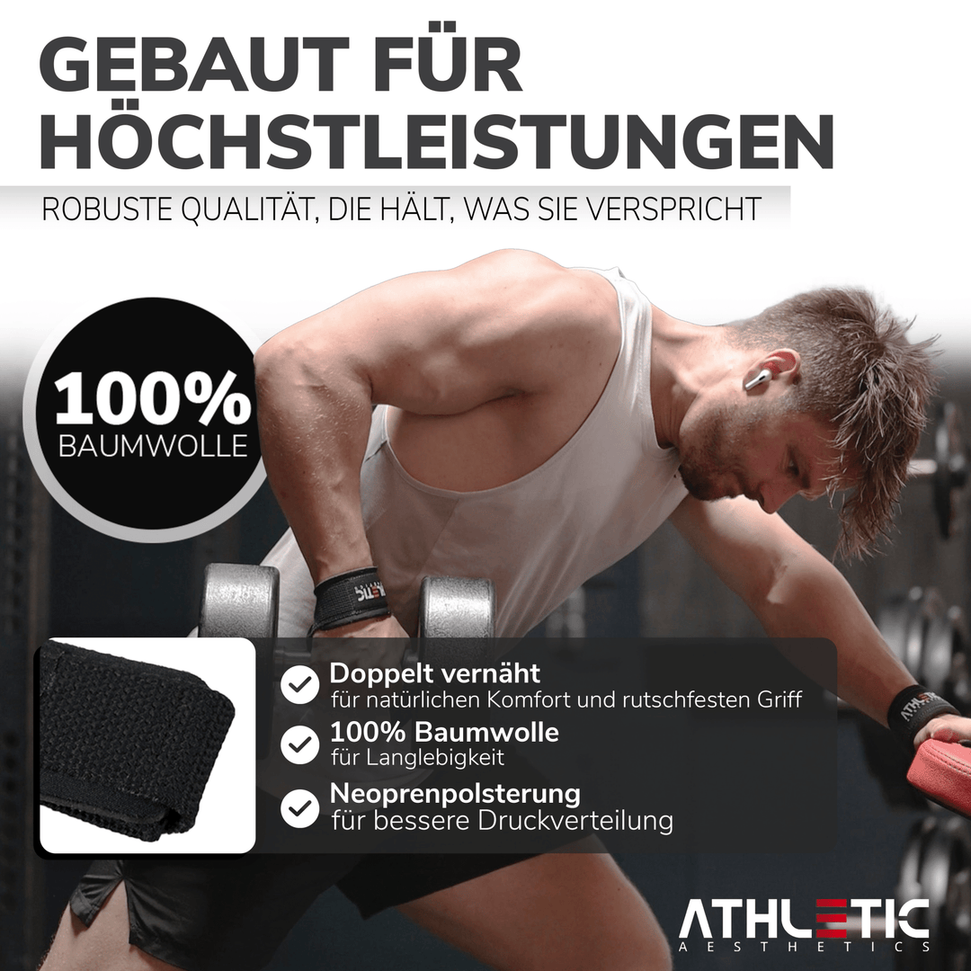 Zughilfen (Schwarz) - Athletic Aesthetics