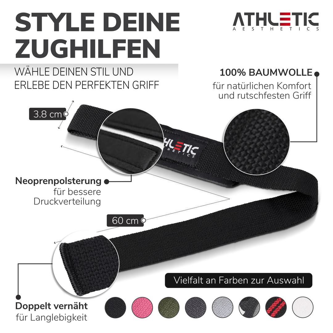Zughilfen (Schwarz) - Athletic Aesthetics