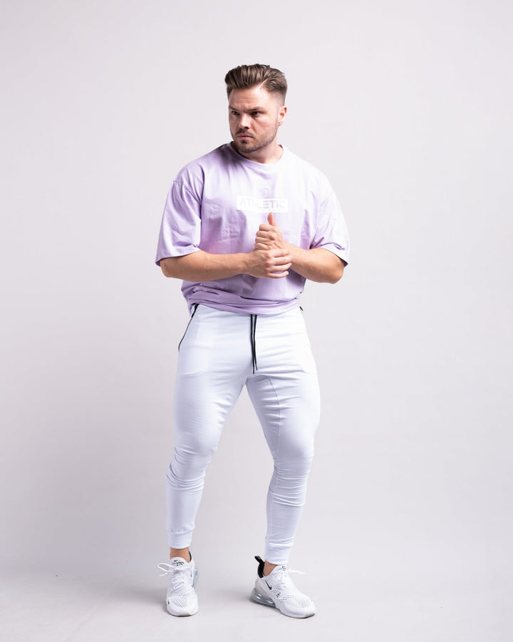 Classic Joggers (White) - Athletic Aesthetics