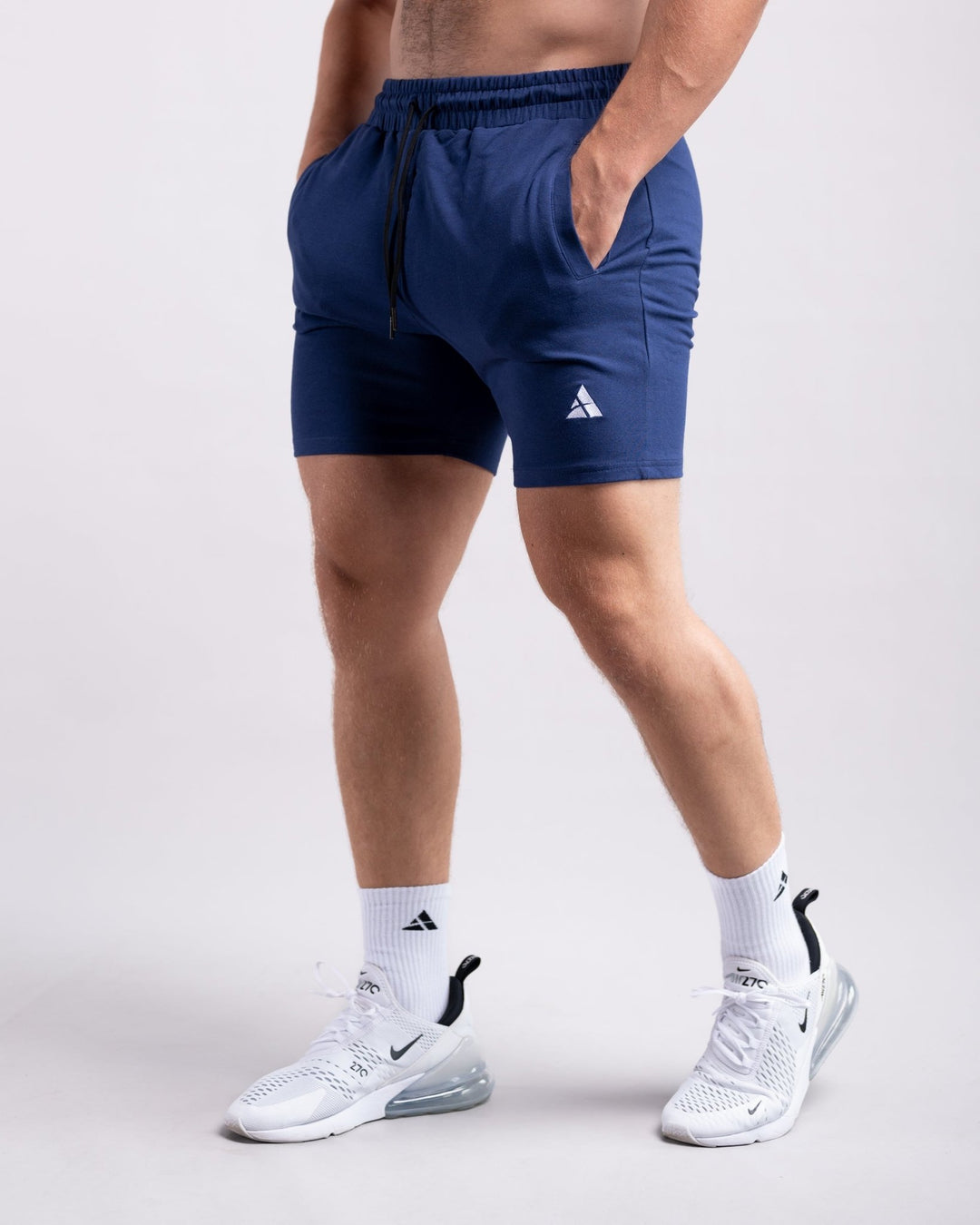 Classic Shorts 2.0 (Navy Blue) - Athletic Aesthetics