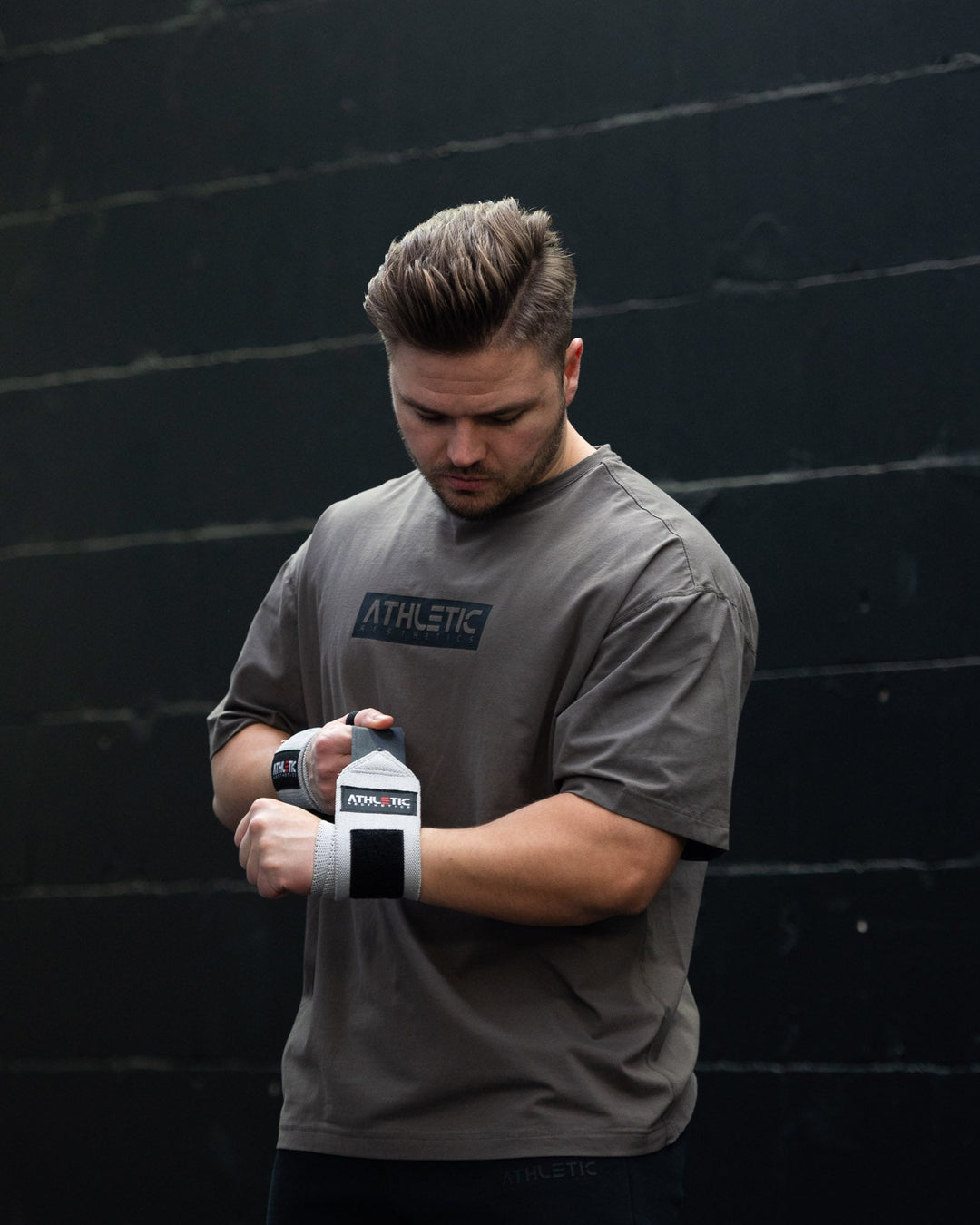 Handgelenkbandage (Hellgrau) - Athletic Aesthetics