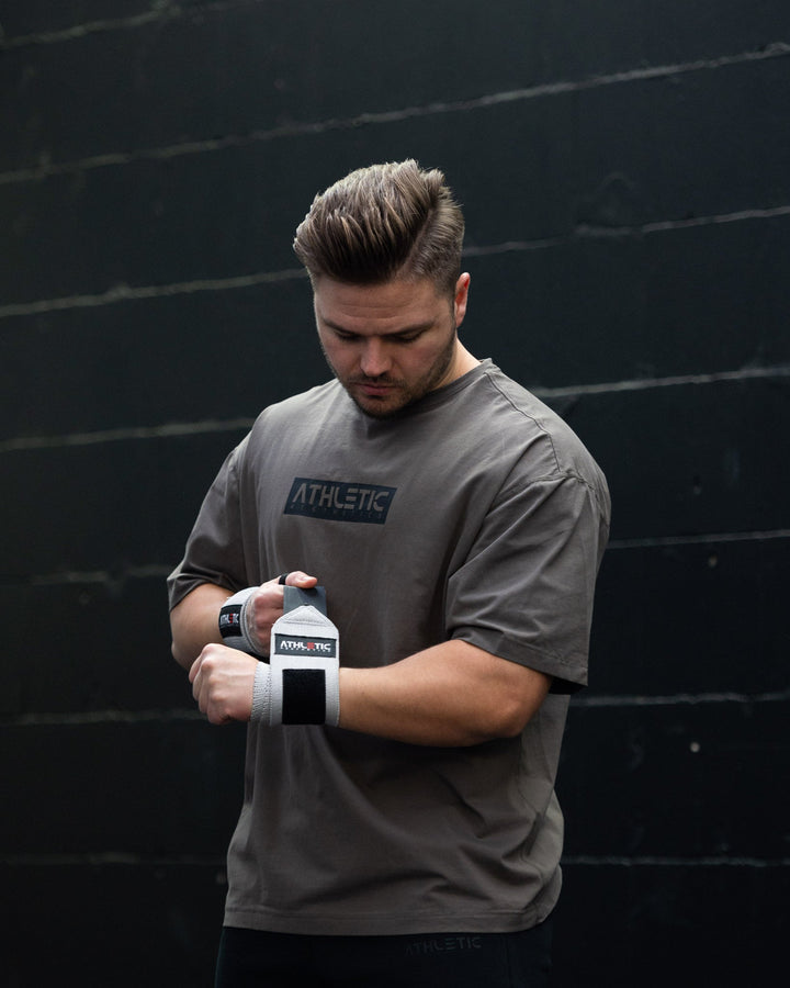 Handgelenkbandage (Hellgrau) - Athletic Aesthetics