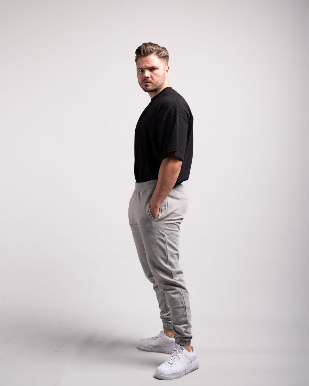 Jogger (Grey Marl) - HQ Basics