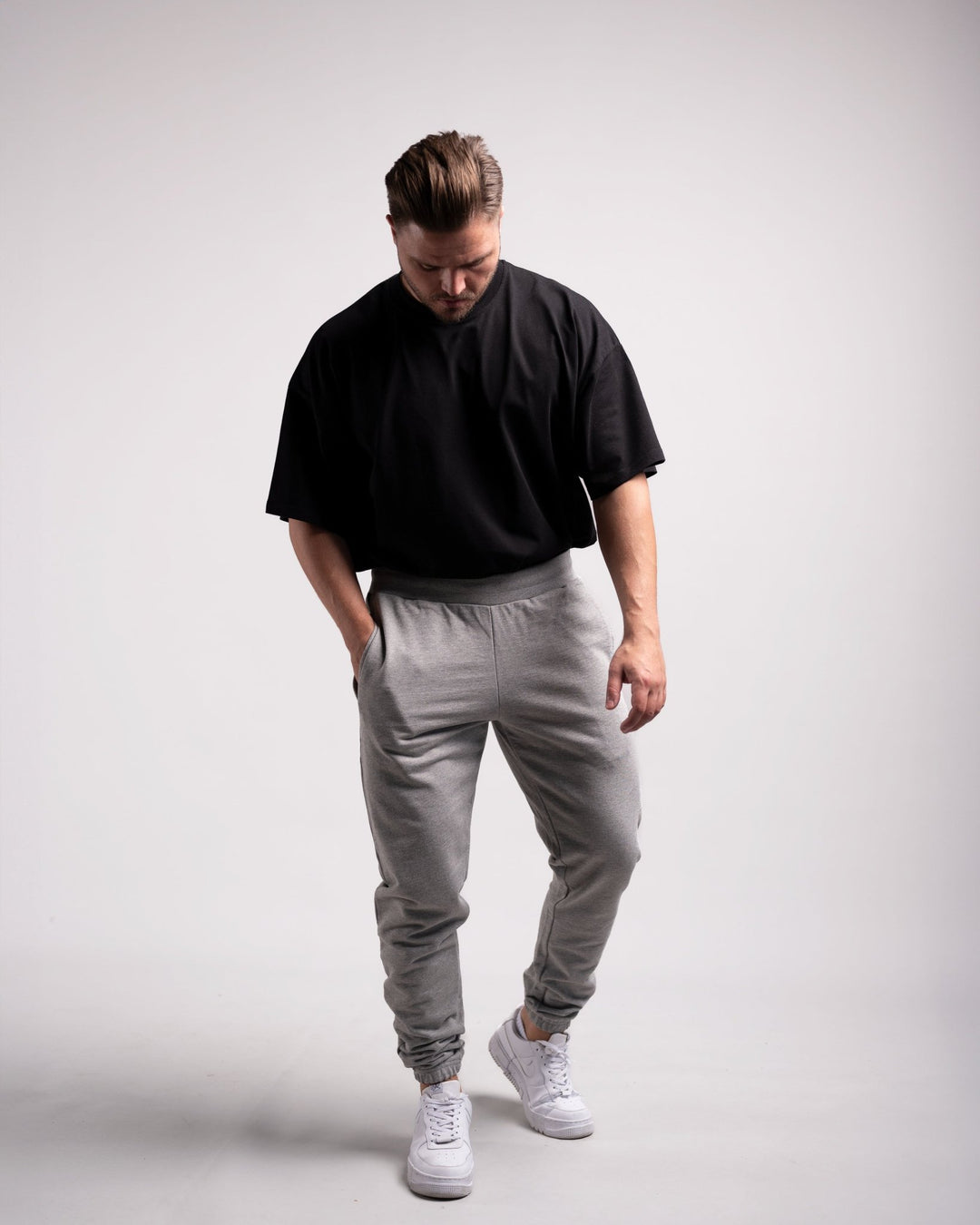 Jogger (Grey Marl) - HQ Basics