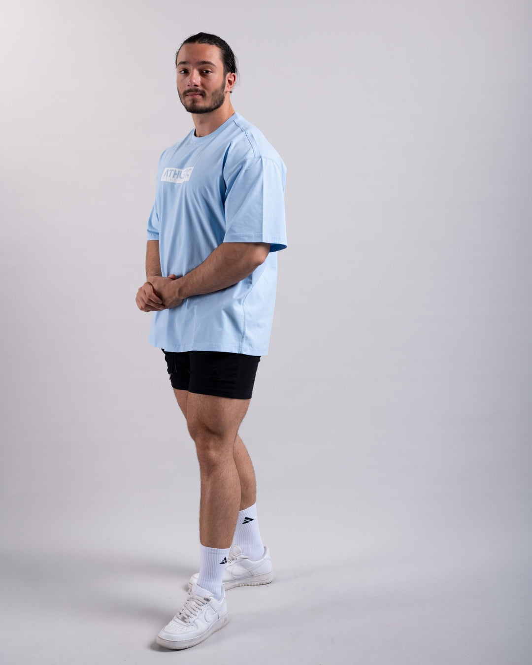 Oversize Shirt (Baby Blue) - Athletic Aesthetics