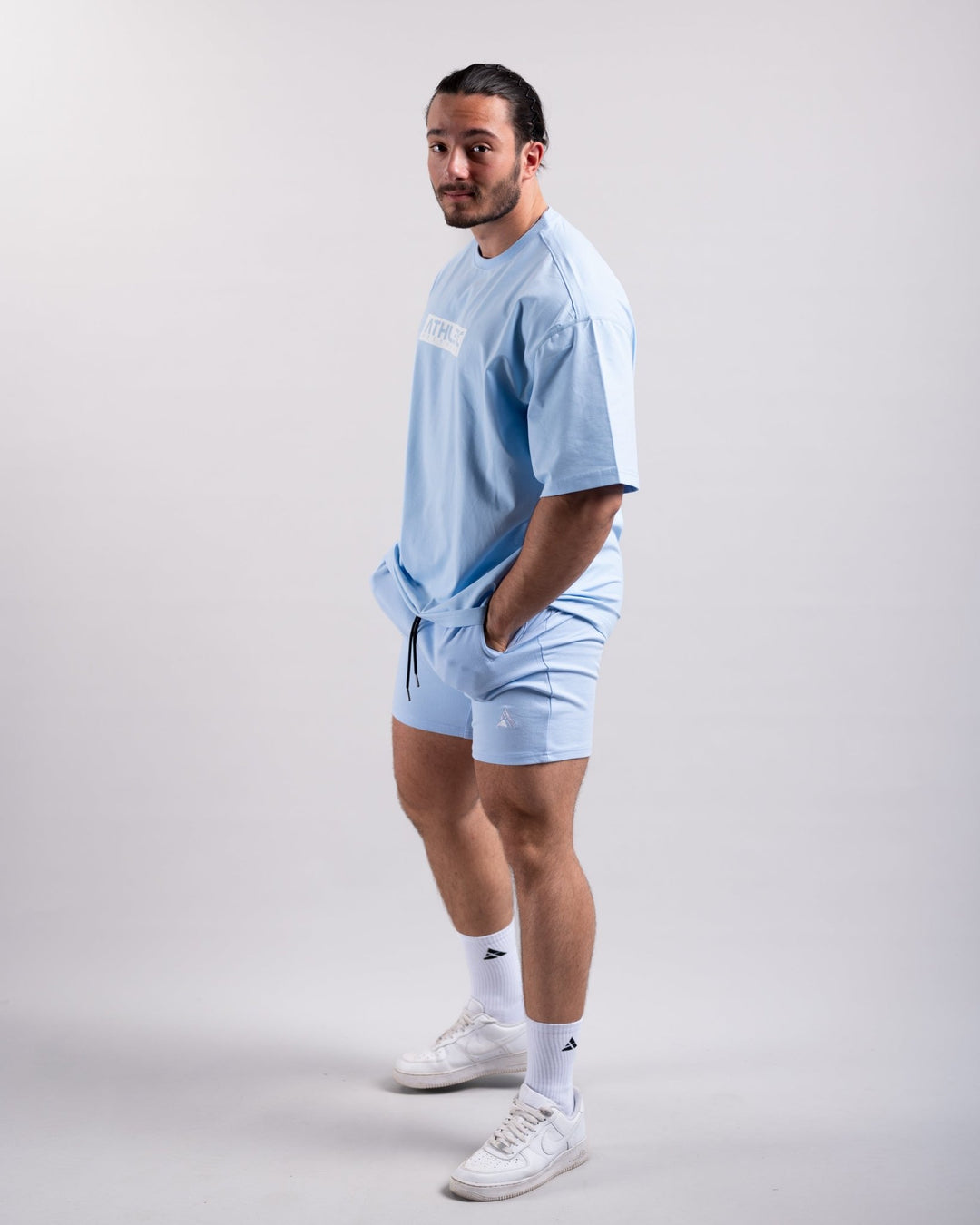 Oversize Shirt (Baby Blue) - Athletic Aesthetics