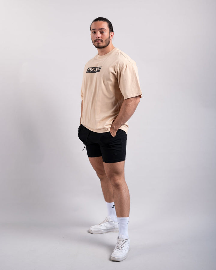 Oversize Shirt (Tan) - Athletic Aesthetics