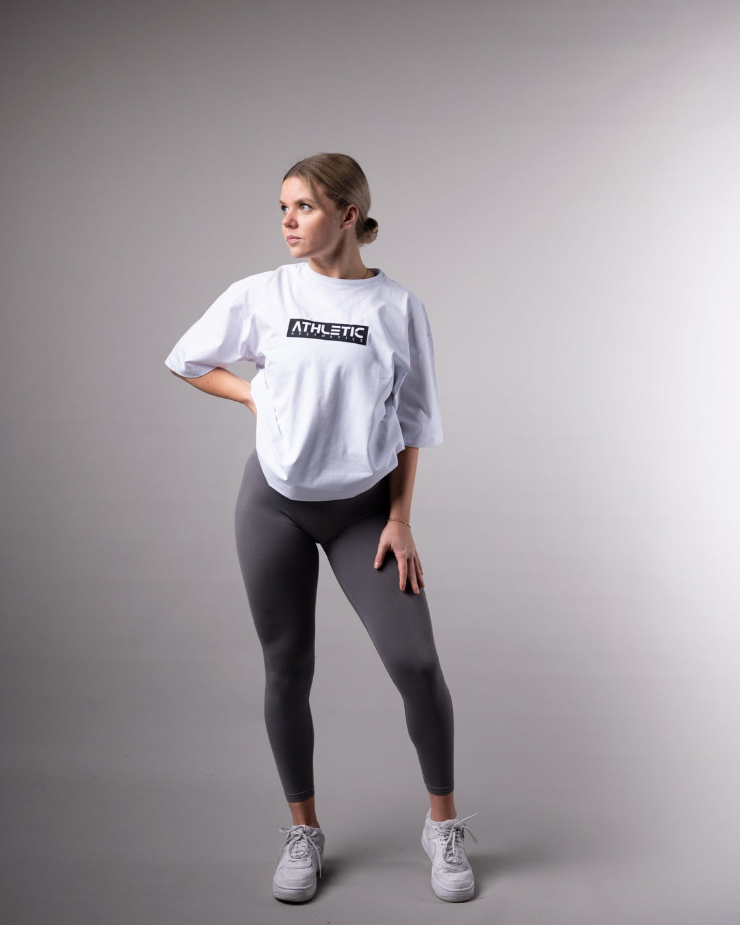 Oversize Shirt (White) - Athletic Aesthetics