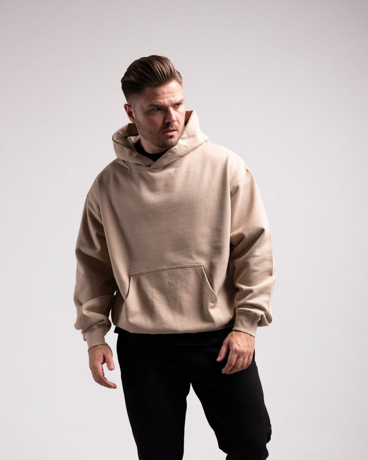 Oversized Hoodie (Caramel) - HQ Basics - Athletic Aesthetics