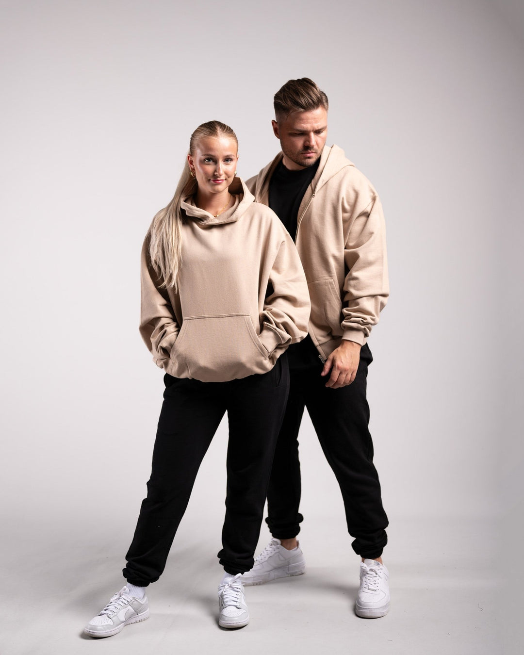 Oversized Hoodie (Caramel) - HQ Basics - Athletic Aesthetics
