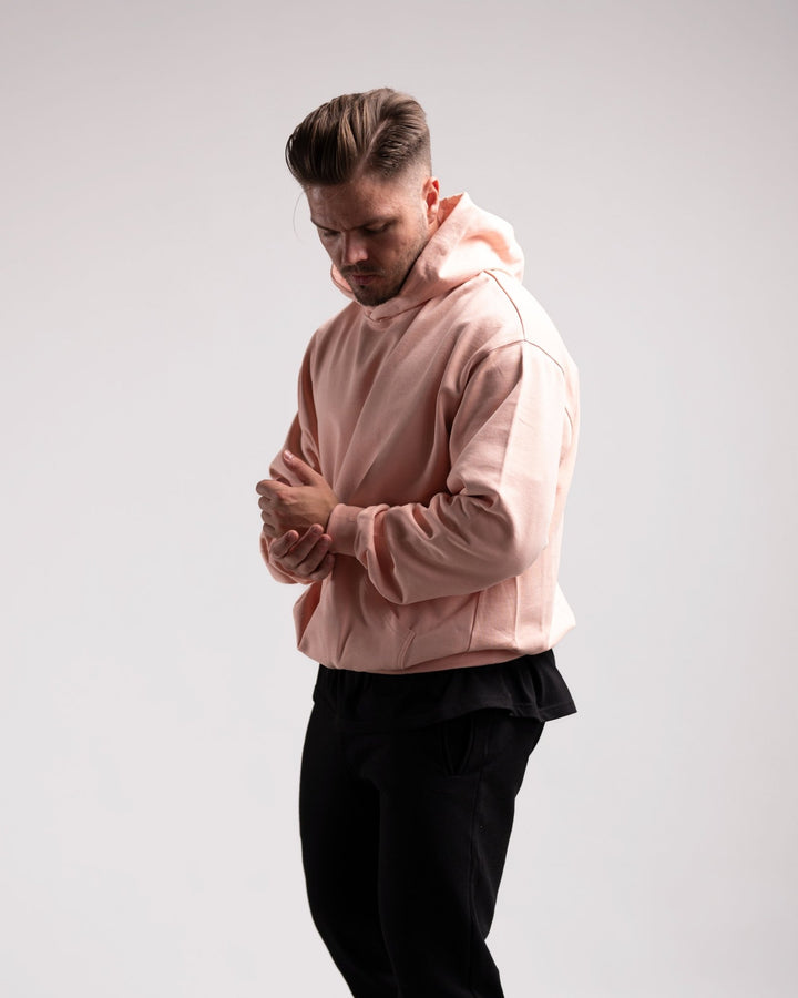 Oversized Hoodie (Creamy Pink) - HQ Basics - Athletic Aesthetics