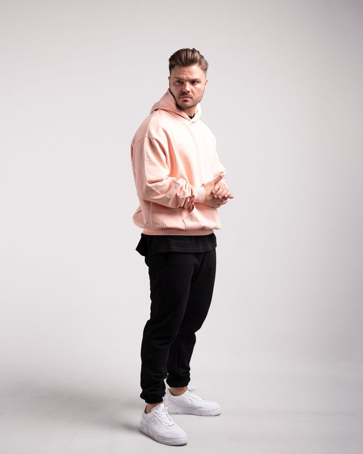 Oversized Hoodie (Creamy Pink) - HQ Basics - Athletic Aesthetics