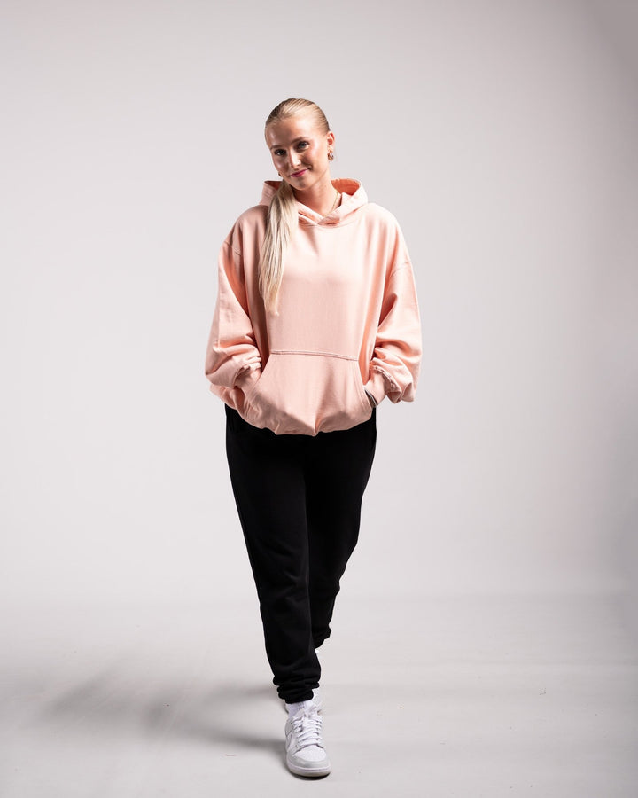 Oversized Hoodie (Creamy Pink) - HQ Basics - Athletic Aesthetics