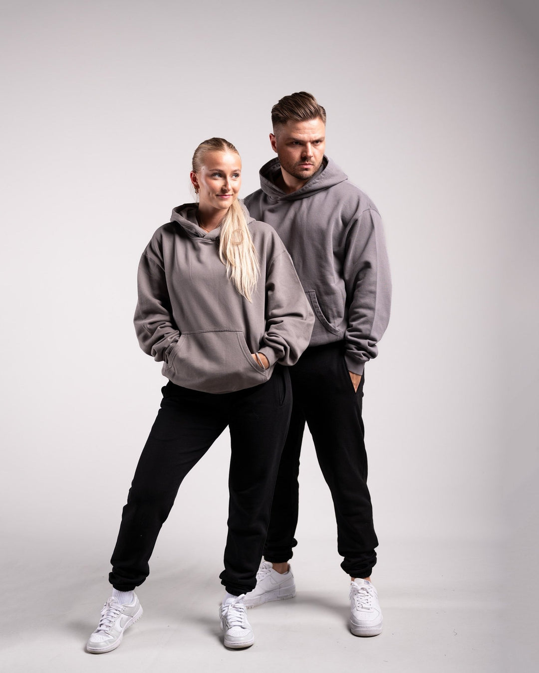 Oversized Hoodie (Dark Grey) - HQ Basics - Athletic Aesthetics
