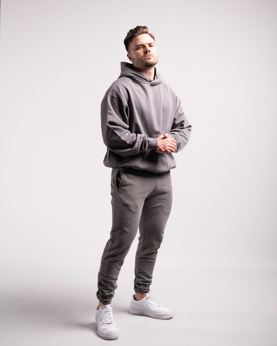 Oversized Hoodie (Dark Grey) - HQ Basics - Athletic Aesthetics