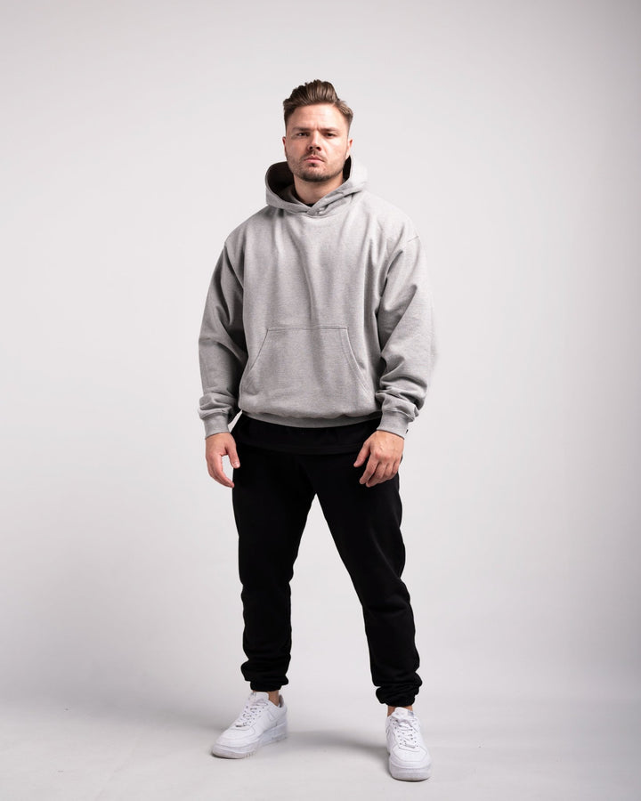 Oversized Hoodie (Grey Marl) - HQ Basics - Athletic Aesthetics