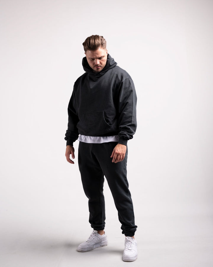 Oversized Hoodie (Vintage Black) - HQ Basics - Athletic Aesthetics