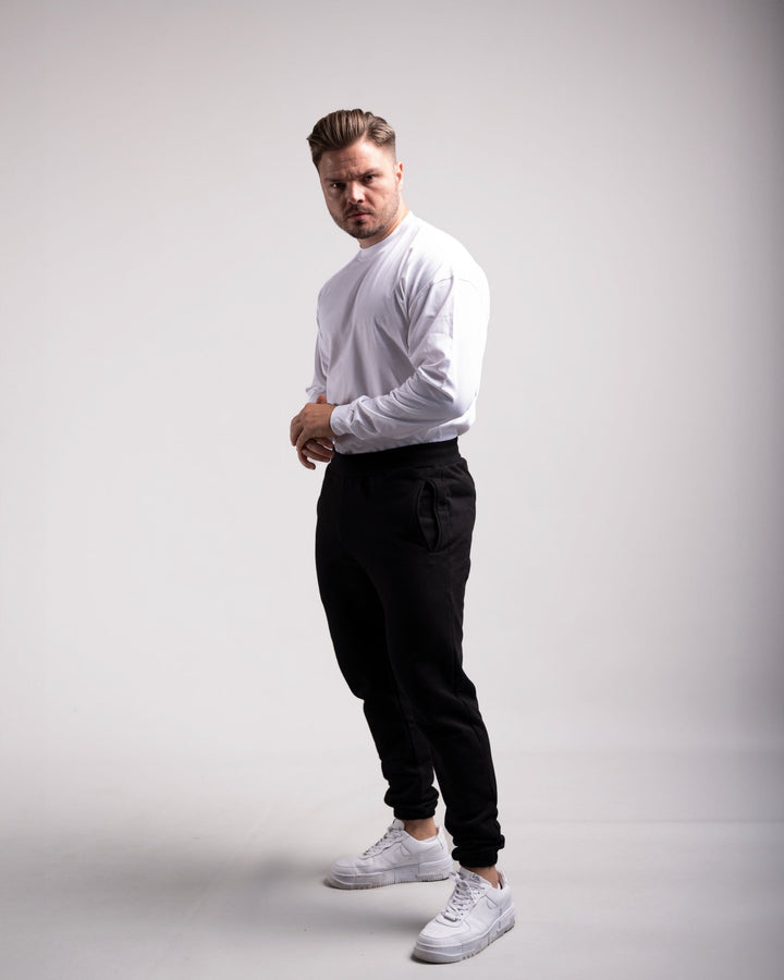 Oversized Longsleeve (White) - HQ Basics - Athletic Aesthetics