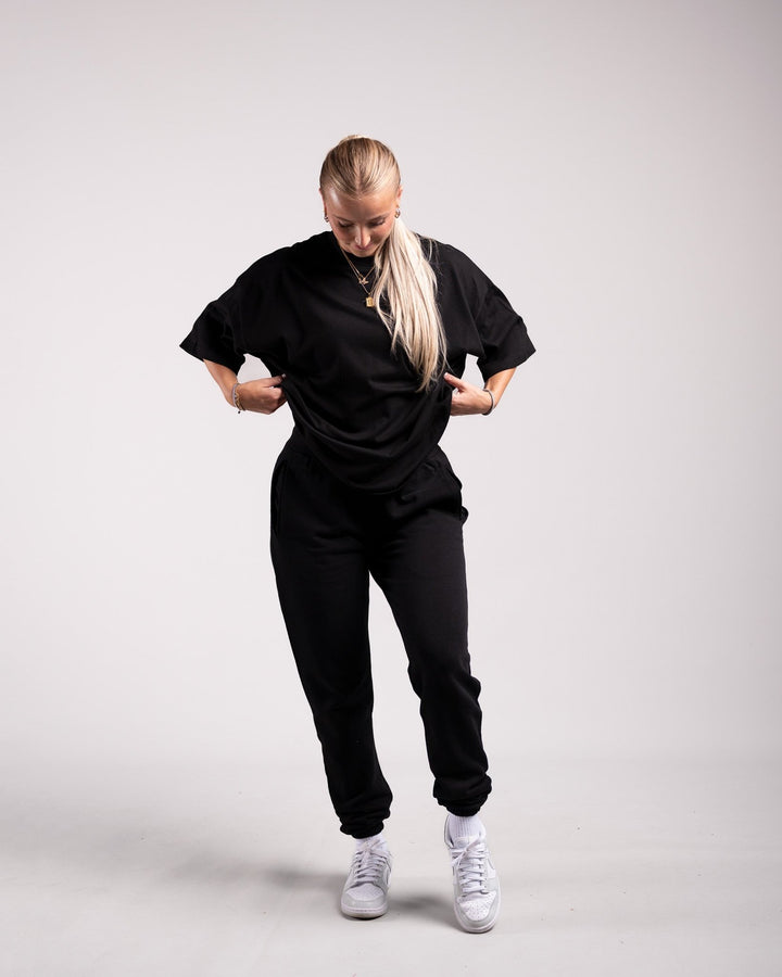 Oversized Tee (Black) - HQ Basics - Athletic Aesthetics