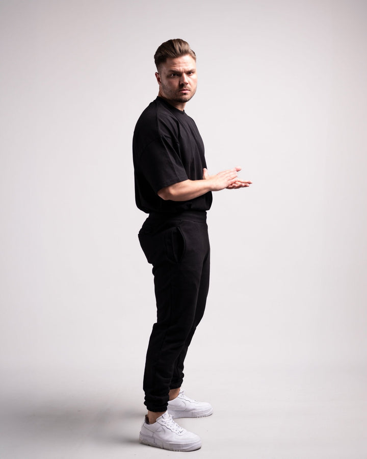 Oversized Tee (Black) - HQ Basics - Athletic Aesthetics
